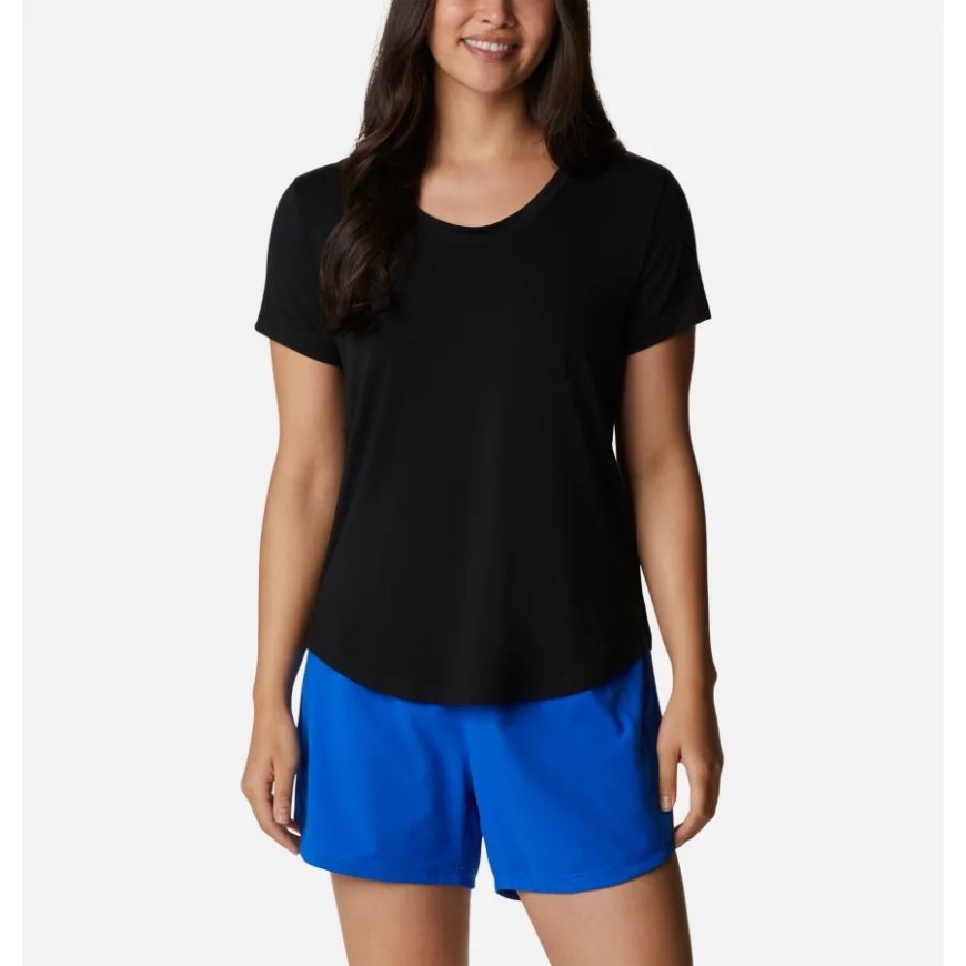 コロンビア ブラック レディース スラック ウォーター ニット T シャツ Ii