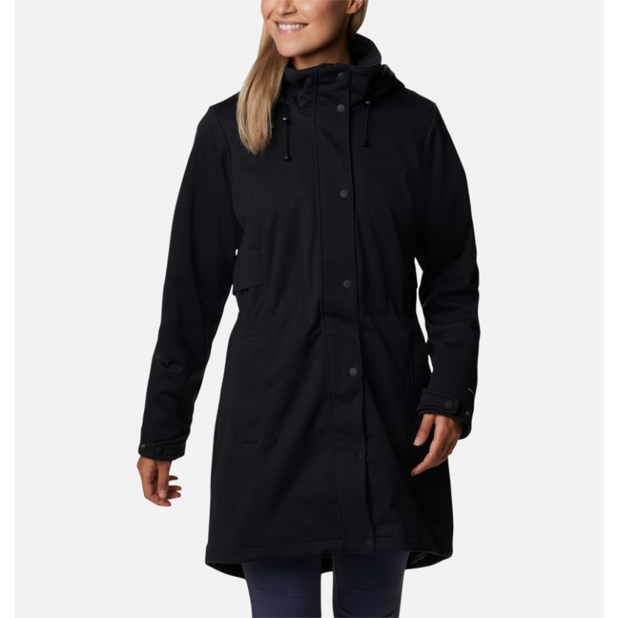 コロンビア ブラック レディース ストーン メドウ ソフトシェル ジャケット