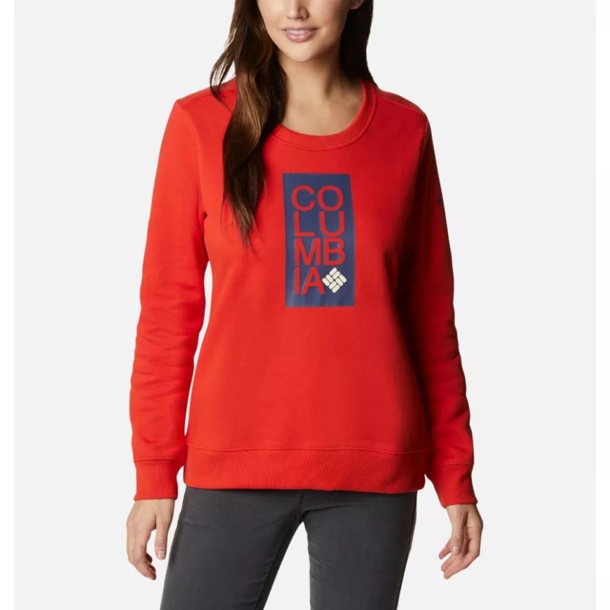 コロンビア ボールド オレンジ レディース コロンビア スウェットシャツ