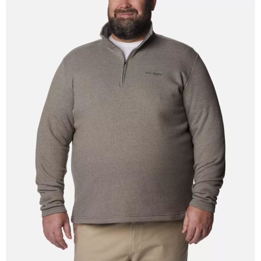 コロンビアボルダーヘザーメンズグレートハートマウンテンIIIハーフジップビッグ