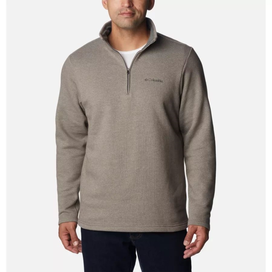 コロンビアボルダーヘザーメンズグレートハートマウンテンIIIハーフジップ