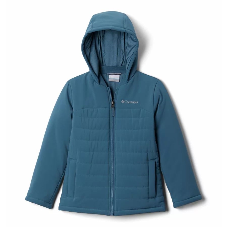 コロンビア ボーイズ アウトドア バウンド 4ウェイ ストレッチ ジャケット ブルー ヘロン
