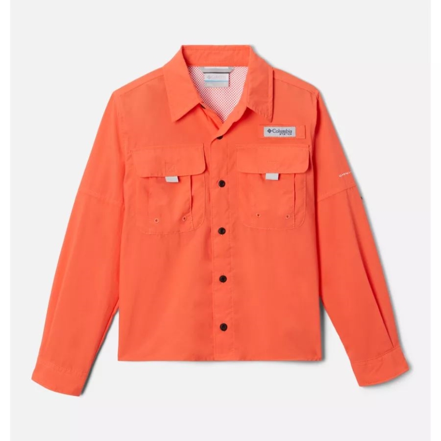 コロンビア ボーイズ PFG バハマ ロングスリーブシャツ スカイラー