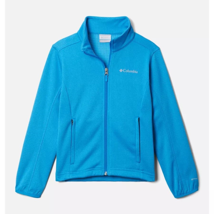 コロンビア ボーイズ パーク ビュー フルジップ フリース ジャケット コンパス ブルー ヘザー