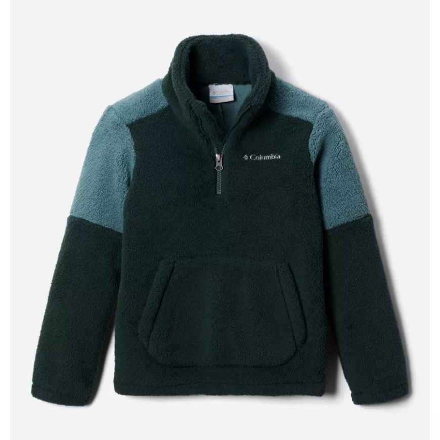 コロンビア ボーイズ ラギッド リッジ III ハーフジップ シェルパ プルオーバー スプルース/メタル
