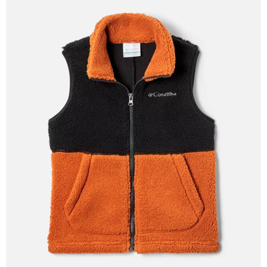 コロンビア ボーイズ ラギッド リッジ シェルパ ベスト ウォーム コッパー/ブラック