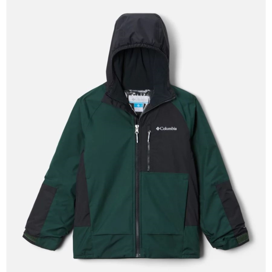 コロンビア ボーイズ スノー プロブレムジャケット スプルース/ブラック