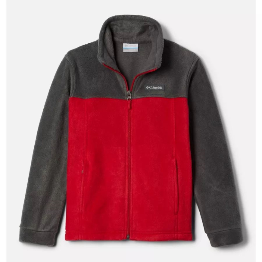 コロンビア ボーイズ スティーンズ マウンテン II フリース ジャケット シャーク/マウンテン レッド