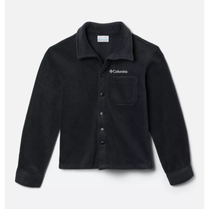 コロンビア ボーイズ スティーンズ Mtn フリース オーバー シャツ ブラック