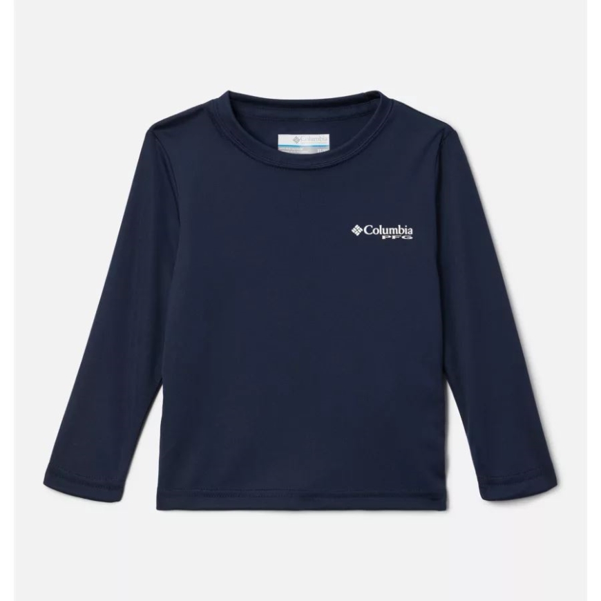 コロンビア 男の子 幼児 Pfg ターミナル タックル ユニバーシティ ロング スリーブ シャツ カレッジエイト ネイビー/ホワイト - ベース