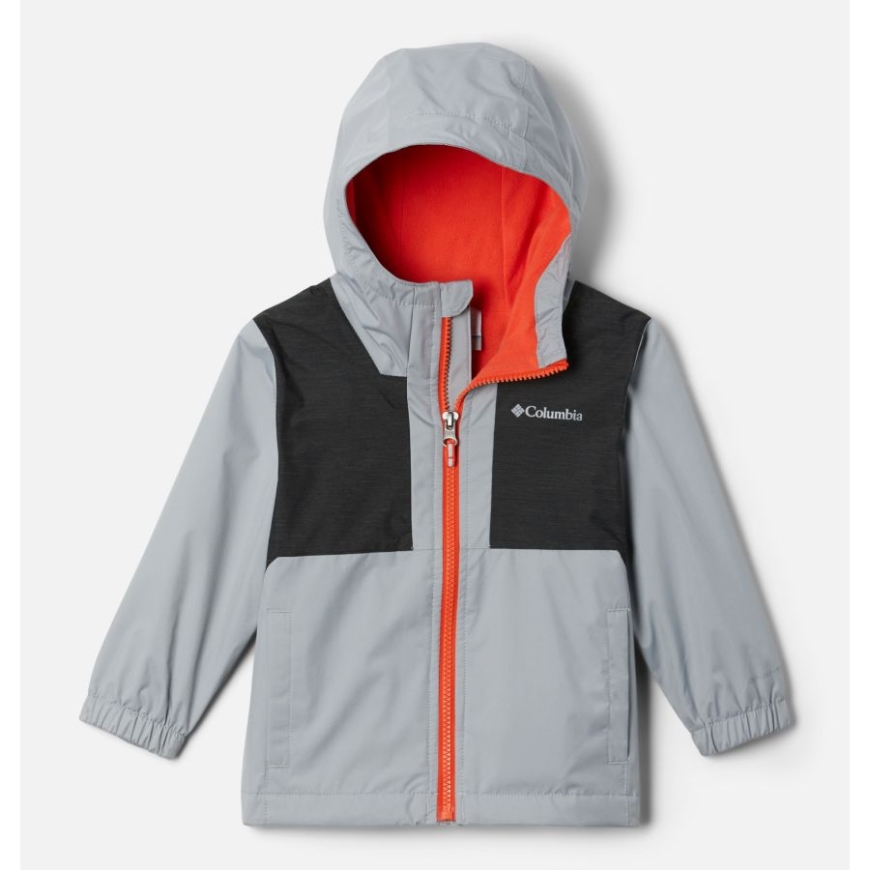 コロンビア ボーイズ 幼児 レイン トレイルズ フリース ライニング ジャケット コロンビア グレー/ブラック スラブ