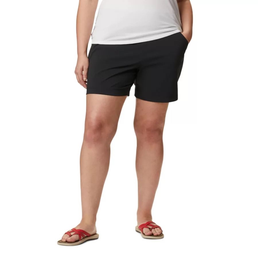 コロンビア ブランド ブラック レディース いつでもカジュアル ショーツ プラス サイズ