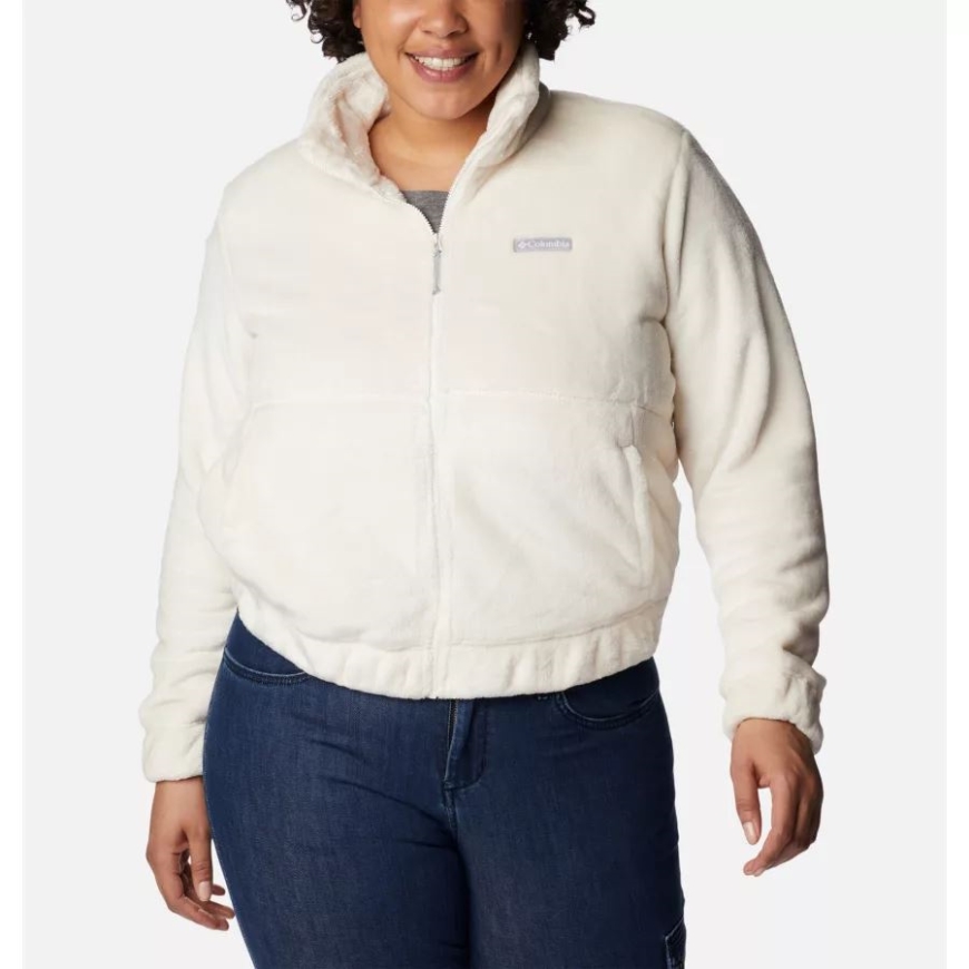 コロンビア ブランド チョーク レディース ファイヤーサイド フルジップ ジャケット プラスサイズ