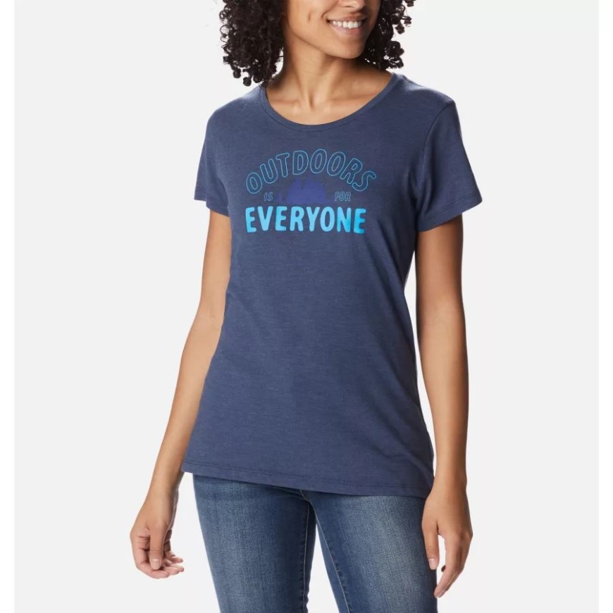 コロンビア ブランド レディース デイジー デイズ グラフィック Tシャツ 夜行性ヘザー/シーク アウトドア