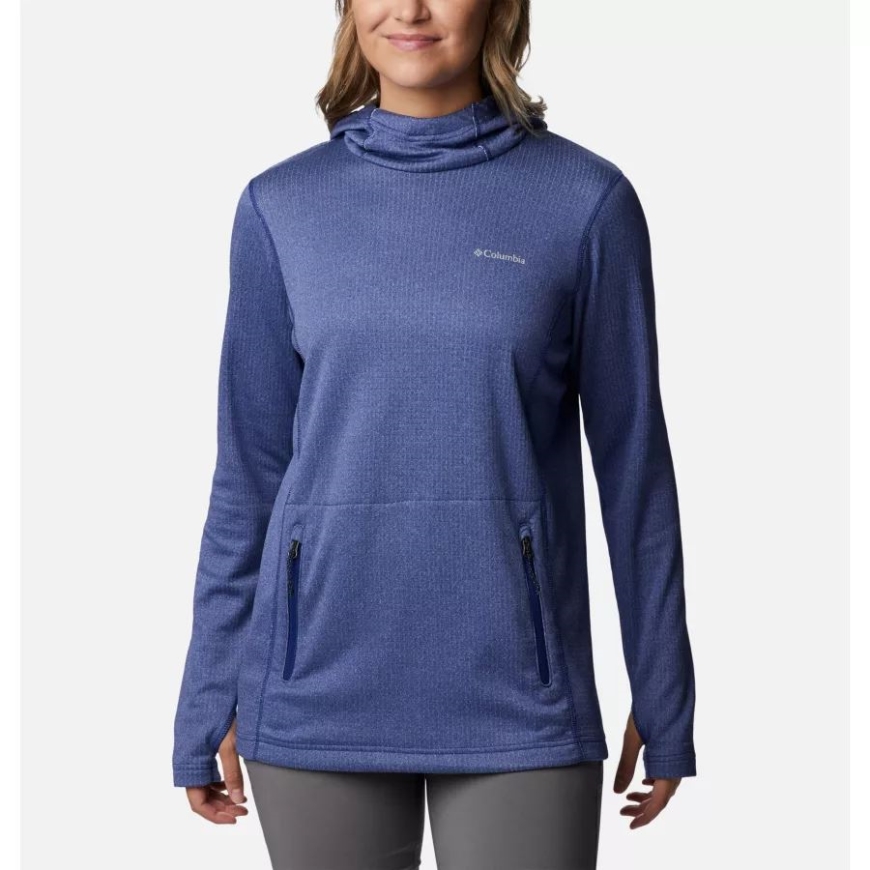 コロンビア ブランド レディース パーク ビュー フード付きフリース プルオーバー ダーク サファイア ヘザー