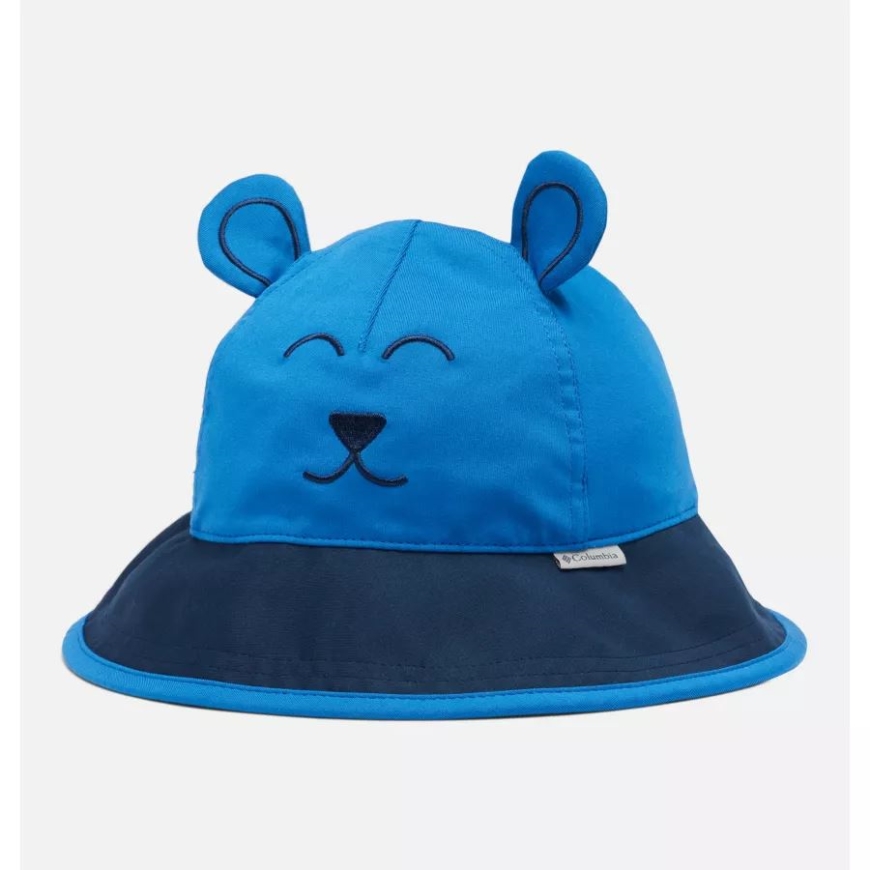 コロンビア ブライト インディゴ/カレッジネイビー キッズ タイニーアニマル バケットハット