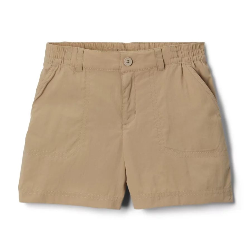 コロンビア ブリティッシュ タン ガールズ シルバー リッジ IV ショーツ