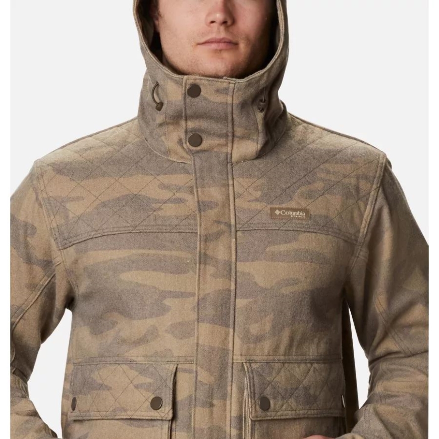 コロンビア ブラウン ガラティン カモ メンズ Phg ガラティン ウール ジャケット