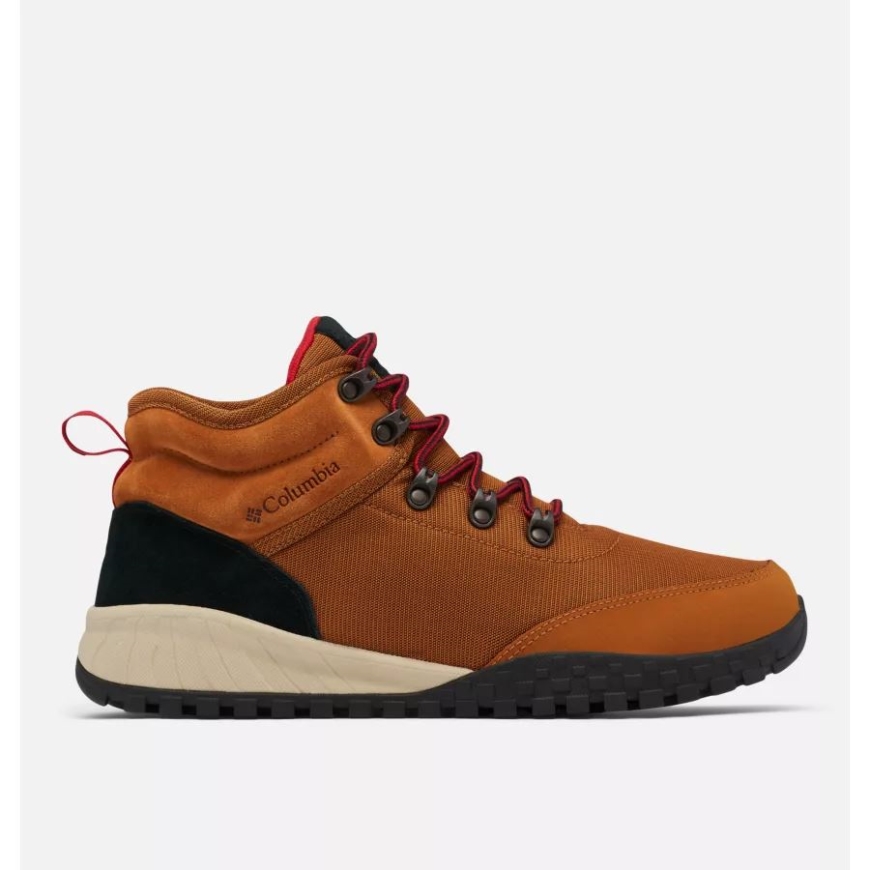 コロンビア キャラメル/マウンテン レッド メンズ フェアバンクス ミッド ブーツ