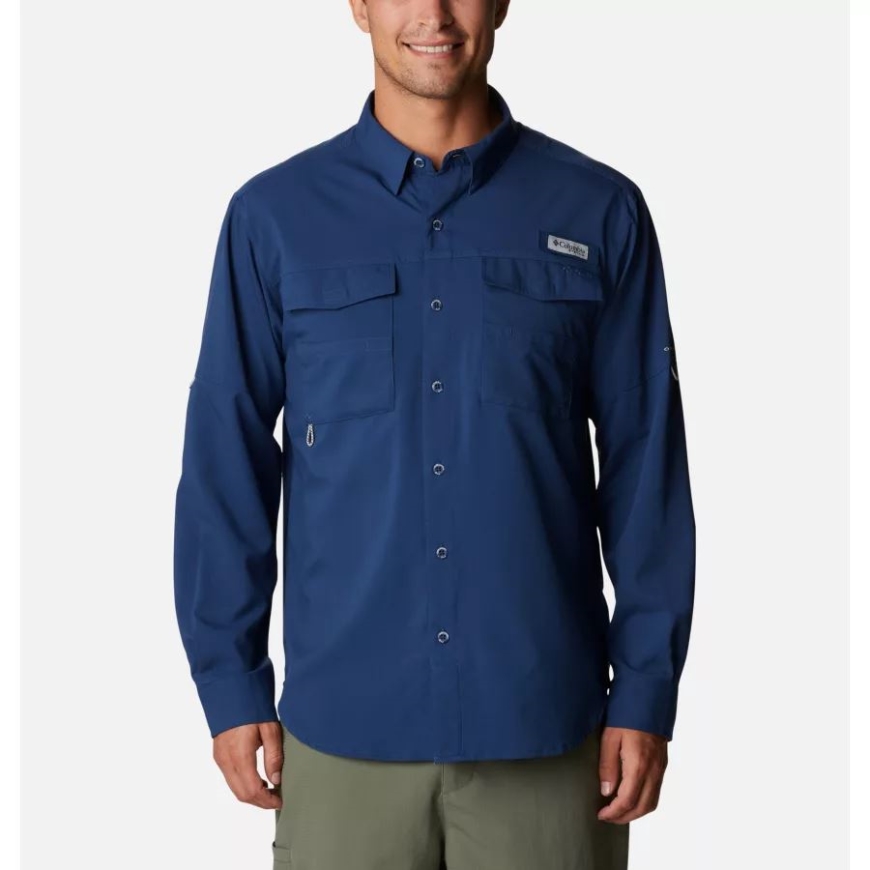 コロンビア カーボン メンズ Pfg ブラッド アンド ガッツ Iv ウーブン ロング スリーブ シャツ