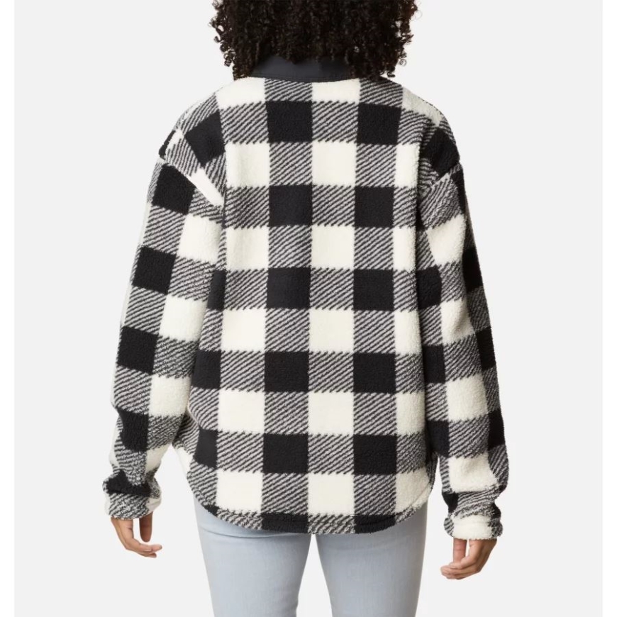 コロンビア チョーク チェック プリント レディース ウエスト ベンド シャツ ジャケット