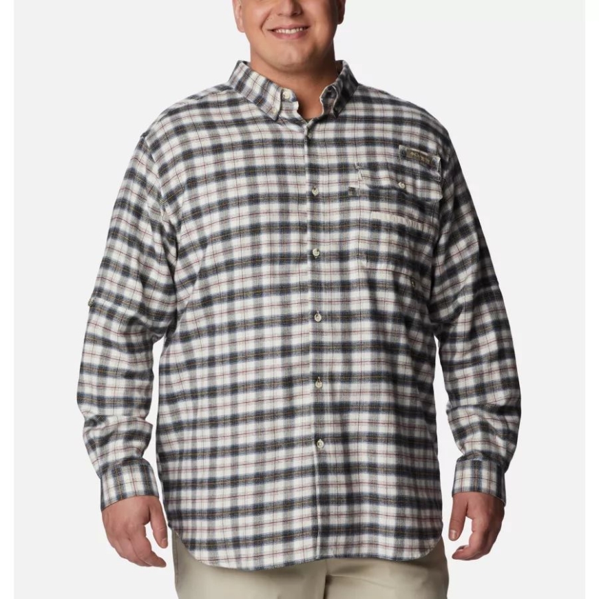 コロンビア チョーク フィールドワーク オンブル メンズ Phg シャープテール フランネル ビッグ