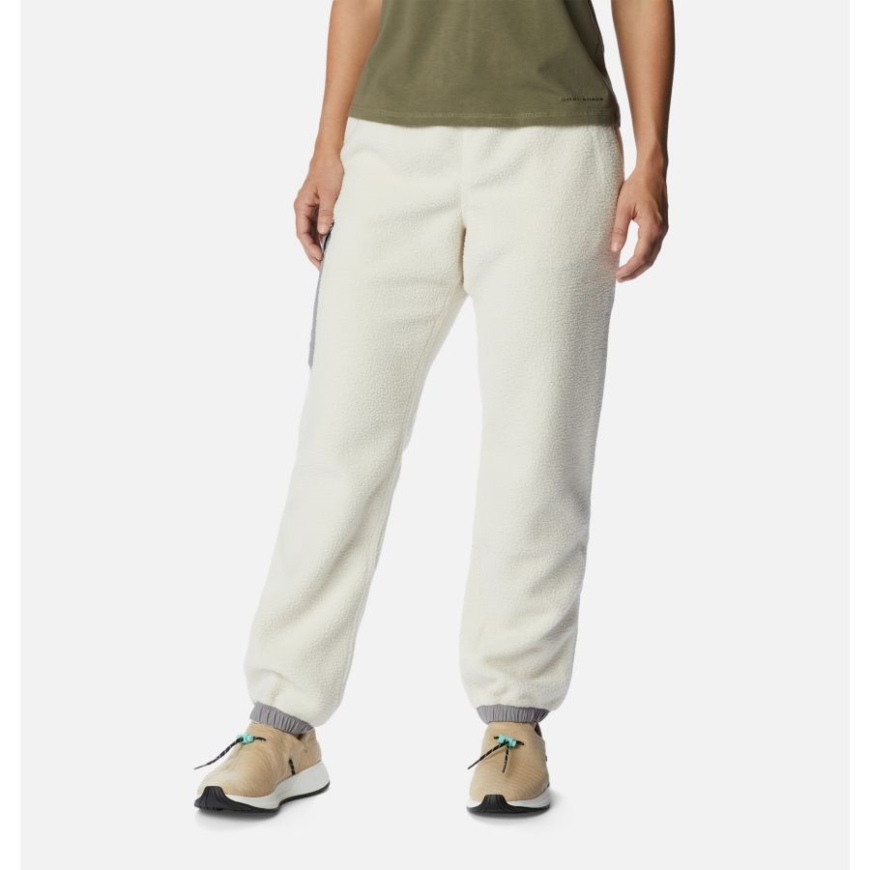 コロンビア チョーク/ライト グレー レディース エコー ヒルズ シェルパ ジョガー パンツ