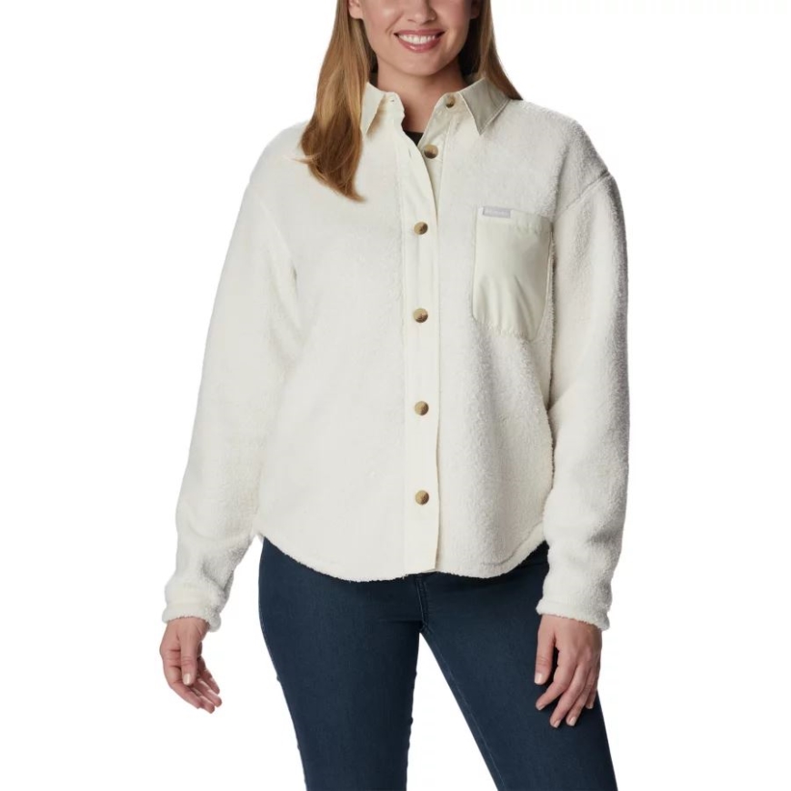 コロンビア チョーク レディース ウエスト ベンド フリース シャツ ジャケット
