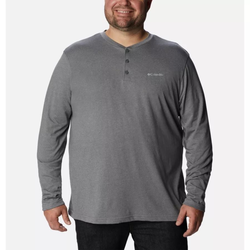 コロンビア シティ グレイ ヘザー メンズ シスルタウン ヒルズ ヘンリー ビッグ