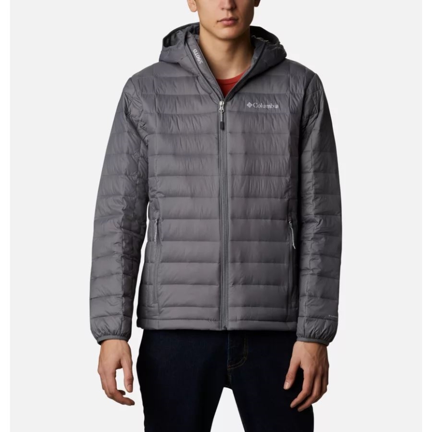コロンビア シティ グレー メンズ ブードゥー フォールズ 590 ターボダウン フード付きジャケット トール
