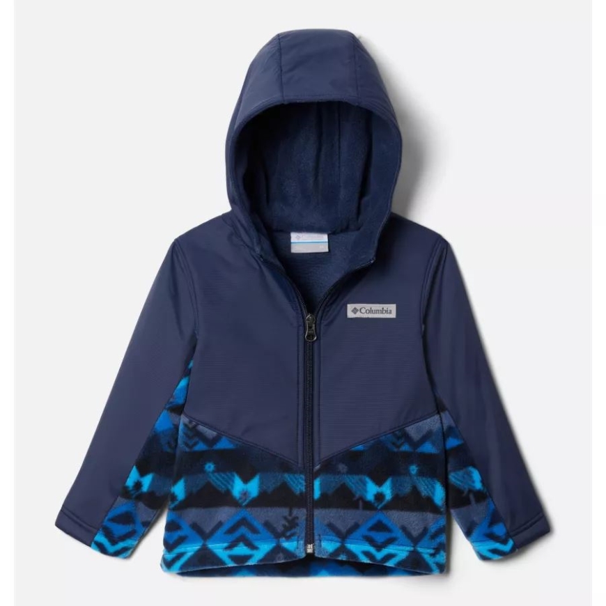 コロンビア カレッジエイト ネイビー チェックポイント/コール ネイビー トドラー スティーンズ Mt オーバーレイ パーカー