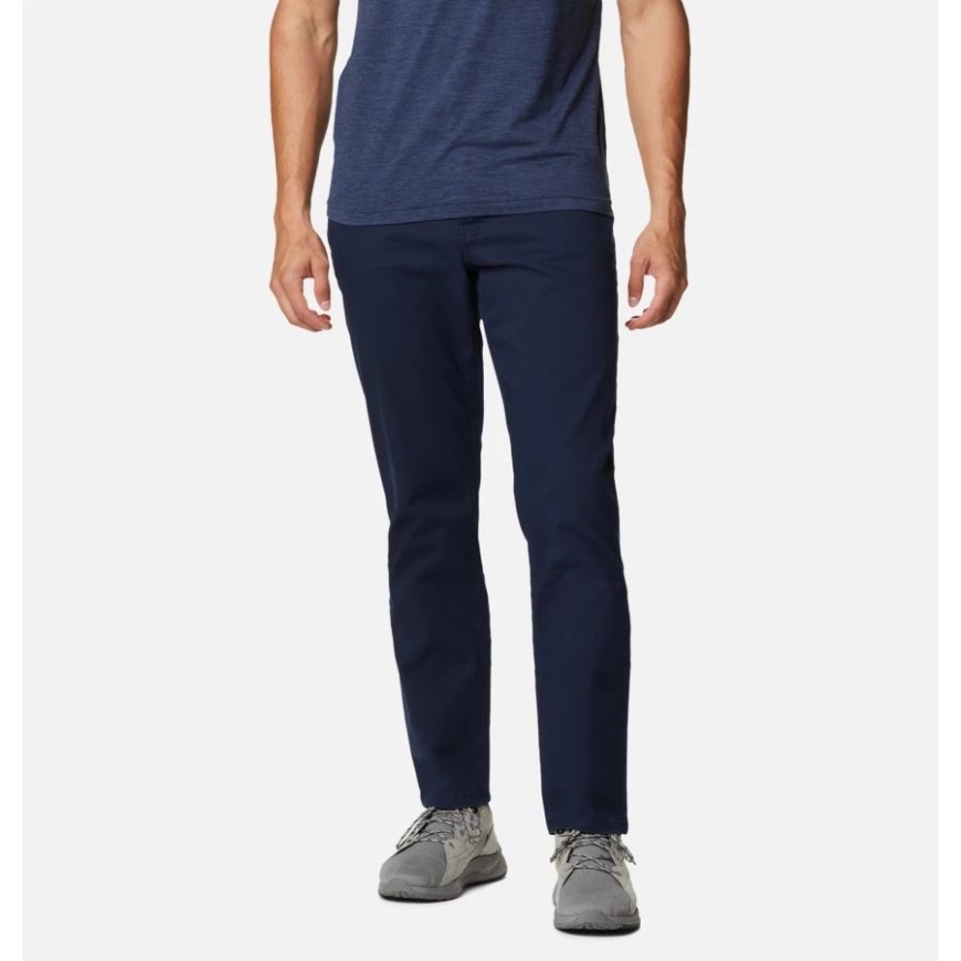 コロンビア大学ネイビー メンズ パシフィック リッジ 5 ポケット パンツ