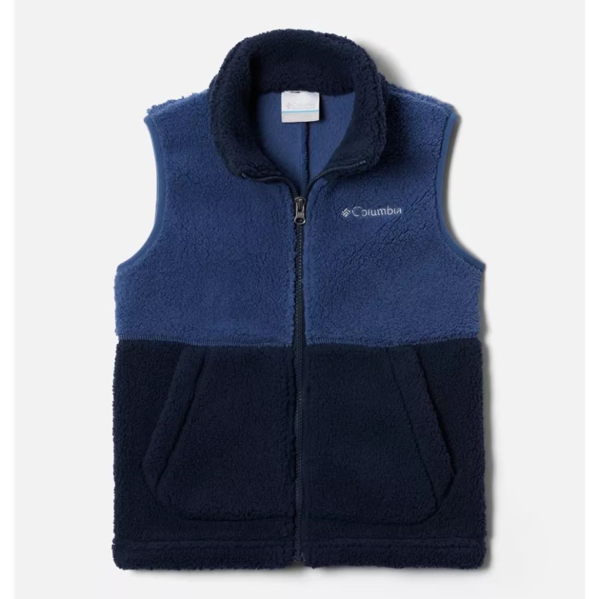 コロンビア カレッジ ネイビー/ナイト タイド ボーイズ ラギッド リッジ シェルパ ベスト