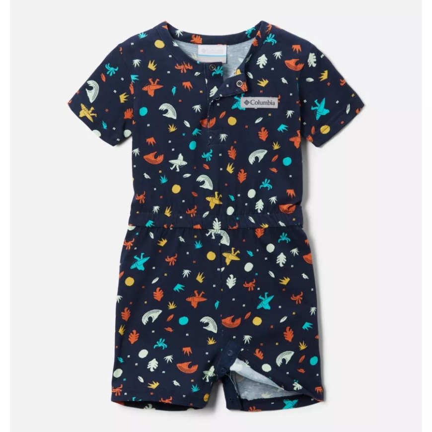 コロンビア カレッジ ネイビー サスカッチ ショア 幼児 リトル シュル プレイスーツ