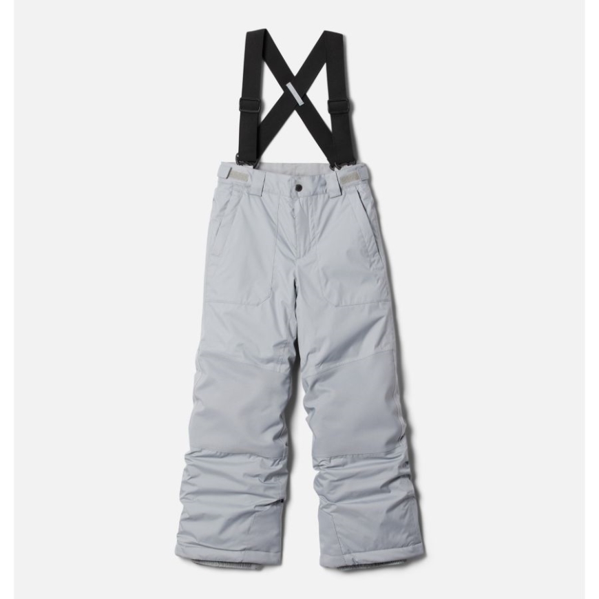 コロンビア コロンビア グレー キッズ パウダー ターナー オムニヒート インフィニティ インサレーテッド サスペンダー パンツ