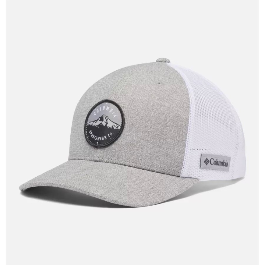 コロンビア コロンビア メッシュ スナップバック ハイ クラウン コロンビア グレー Hthr Mt フード サークル パッチ