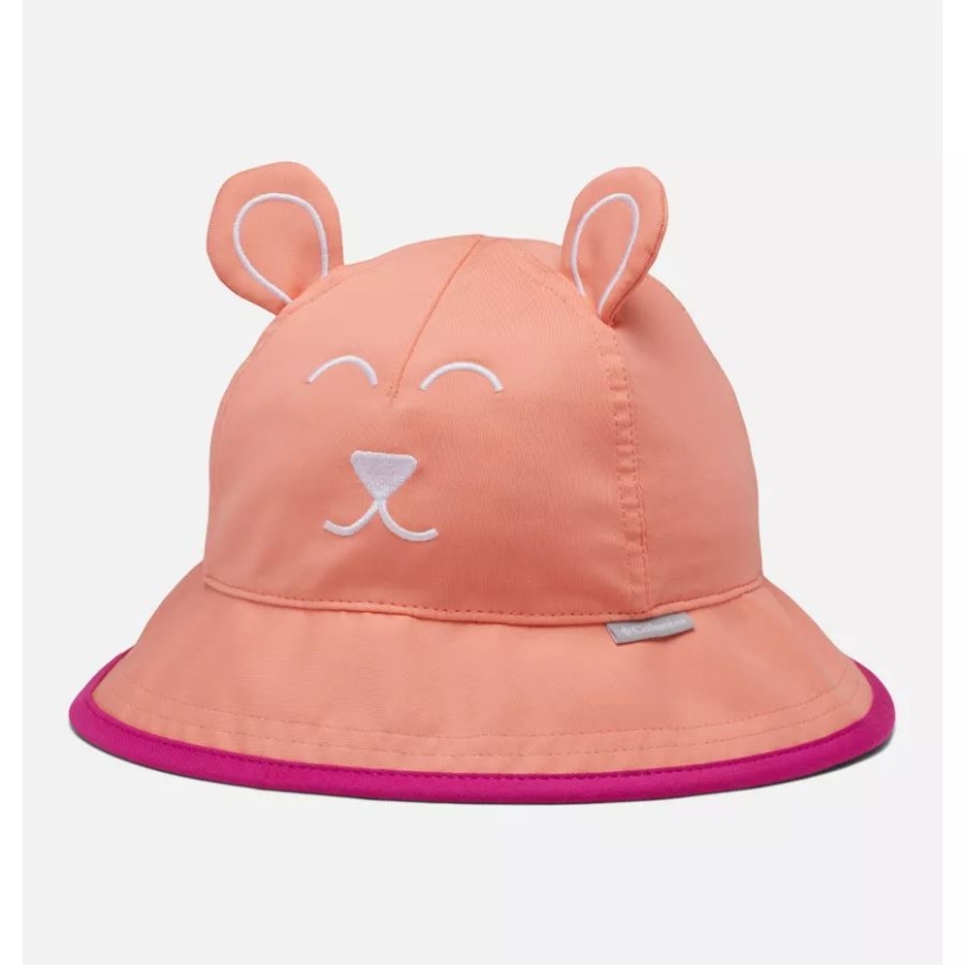 コロンビア コーラル リーフ/ホワイト トドラー タイニー アニマル バケット ハット