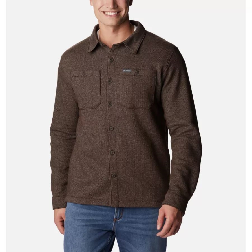 コロンビアコードバンヘザーメンズグレートハートマウンテンシャツジャケット