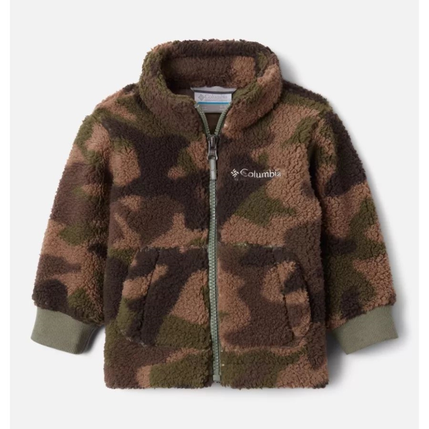 コロンビア サイプレス トラッド カモ プリント インファント ラギッド リッジ II フルジップ シェルパ フリース ジャケット