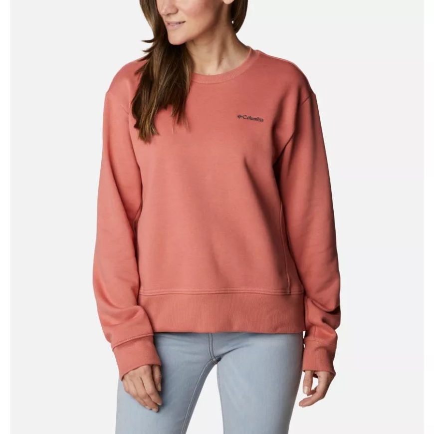 コロンビア ダークコーラル レディース コロンビア ロッジ クルー Iv スウェットシャツ