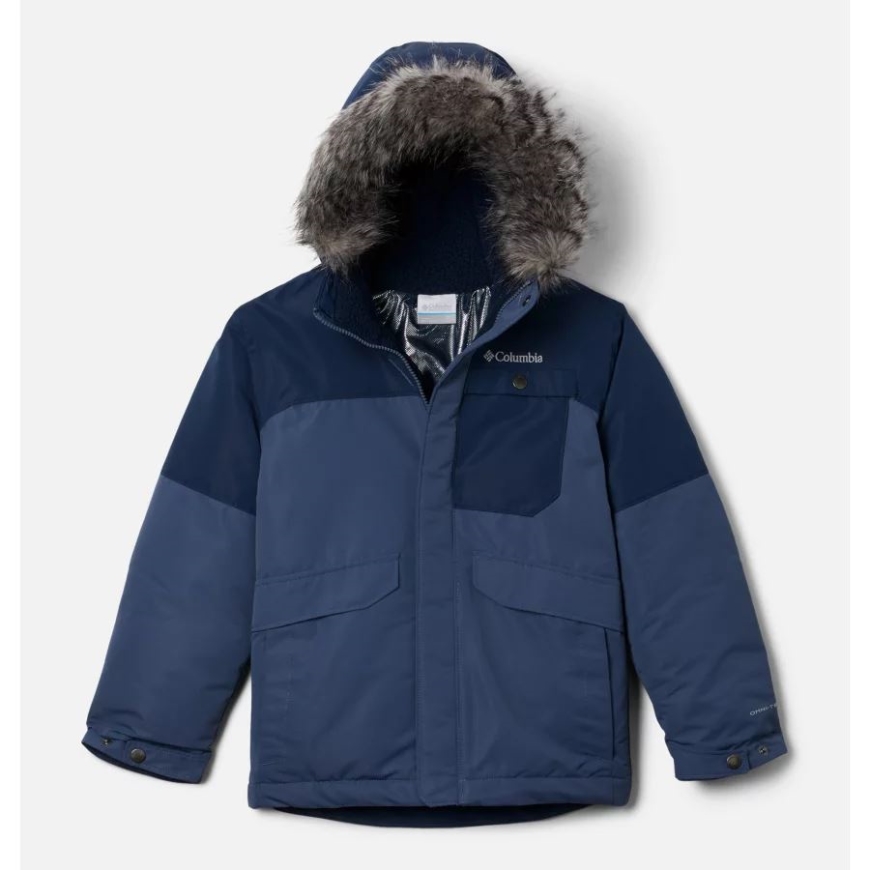 コロンビア ダークマウンテン/カレッジネイビー ボーイズ ノルディック ストライダー ジャケット