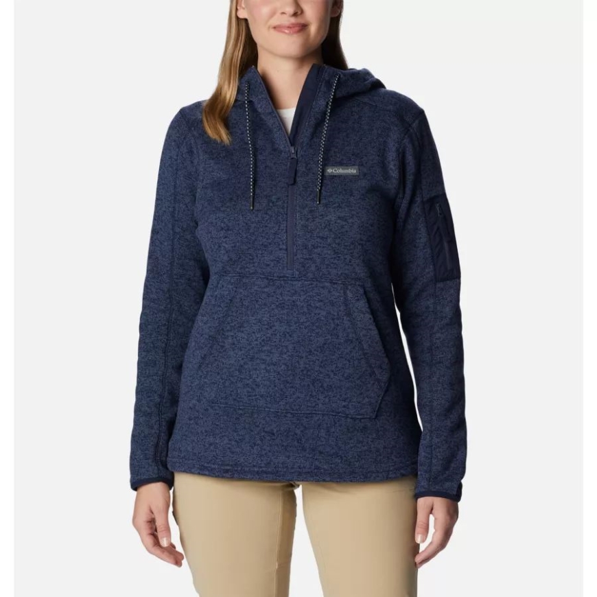 コロンビア ダーク ノクターナル ヘザー レディース セーター ウェザー フリース フード付き プルオーバー