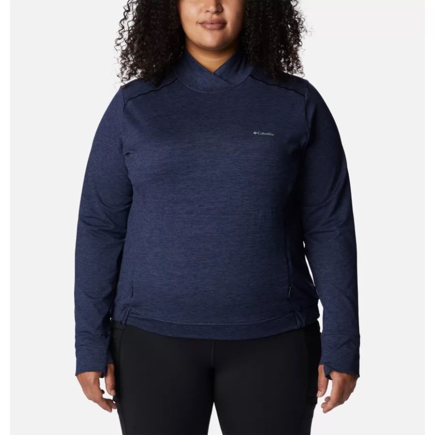 コロンビア ダーク ノクターナル ヘザー レディース ウィークエンド アドベンチャー プルオーバー プラスサイズ