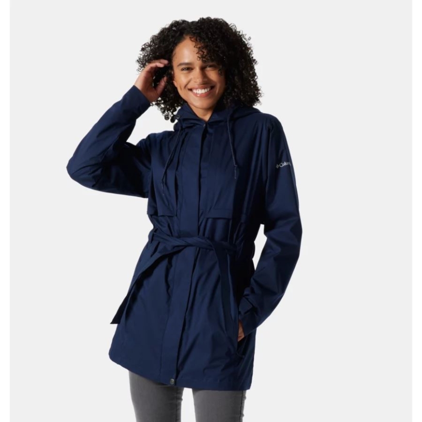 コロンビア ダーク ノクターナル レディース パードン マイ トレンチ レイン ジャケット