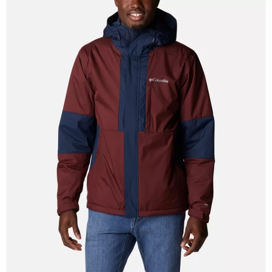 コロンビア エルダーベリー/カレッジエイト ネイビー メンズ オオ マウンテン インサレーテッド ジャケット トール