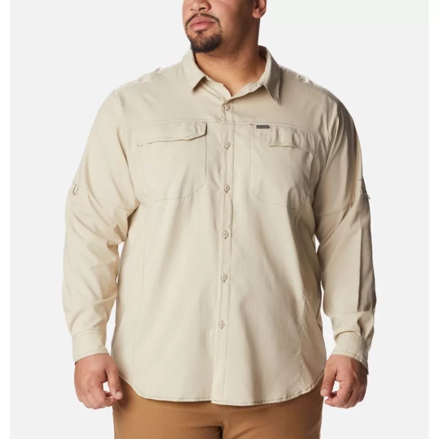コロンビア フォッシル メンズ シルバー リッジ ライト ロング スリーブ シャツ ビッグ