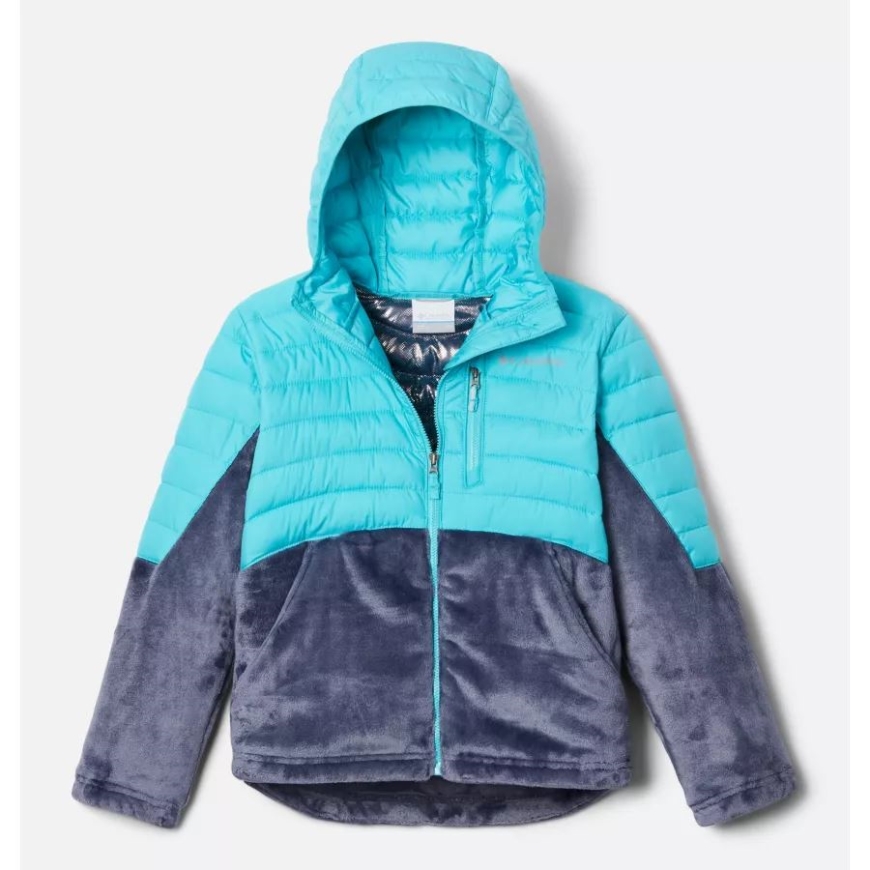 コロンビア ガイザー/ノクターナル ガールズ パウダー ライト ノベルティ フード付きジャケット