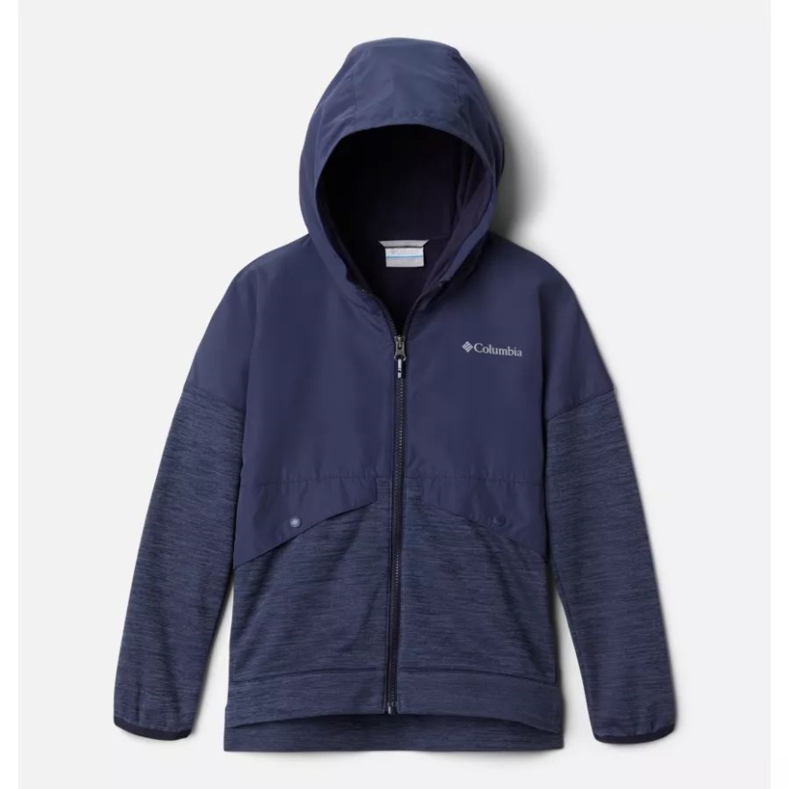 コロンビア ガールズ アウトシールド ドライ フリース ノクターナル 無地/ダーク ノクターナル ヘザー