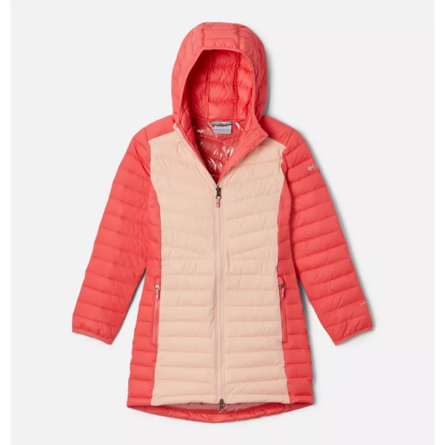 コロンビア ガールズ スロープ エッジ ミッド インサレーテッド ジャケット ピーチブロッサム/ブラッシュピンク