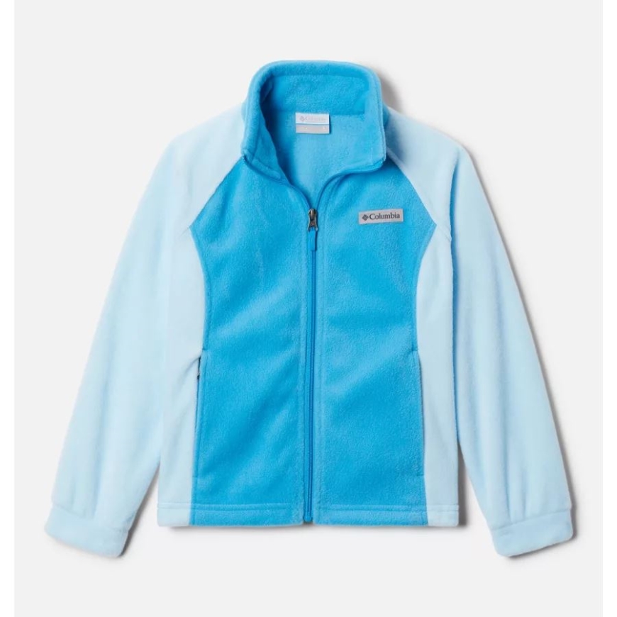 コロンビア ガールズ ベントン スプリング フリース ジャケット スプリング ブルー/ブルー チル